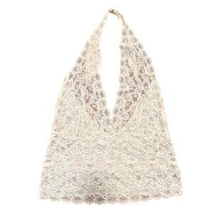 Frederick's of Hollywood SZ 1X Jessica Lace‎ White Chemise Top A003123